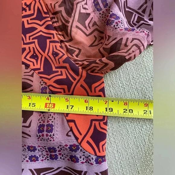 Diane Von Furstenberg Dress Women’s 4 Silk Tanaka Tunic Tapestry - Picture 8 of 11